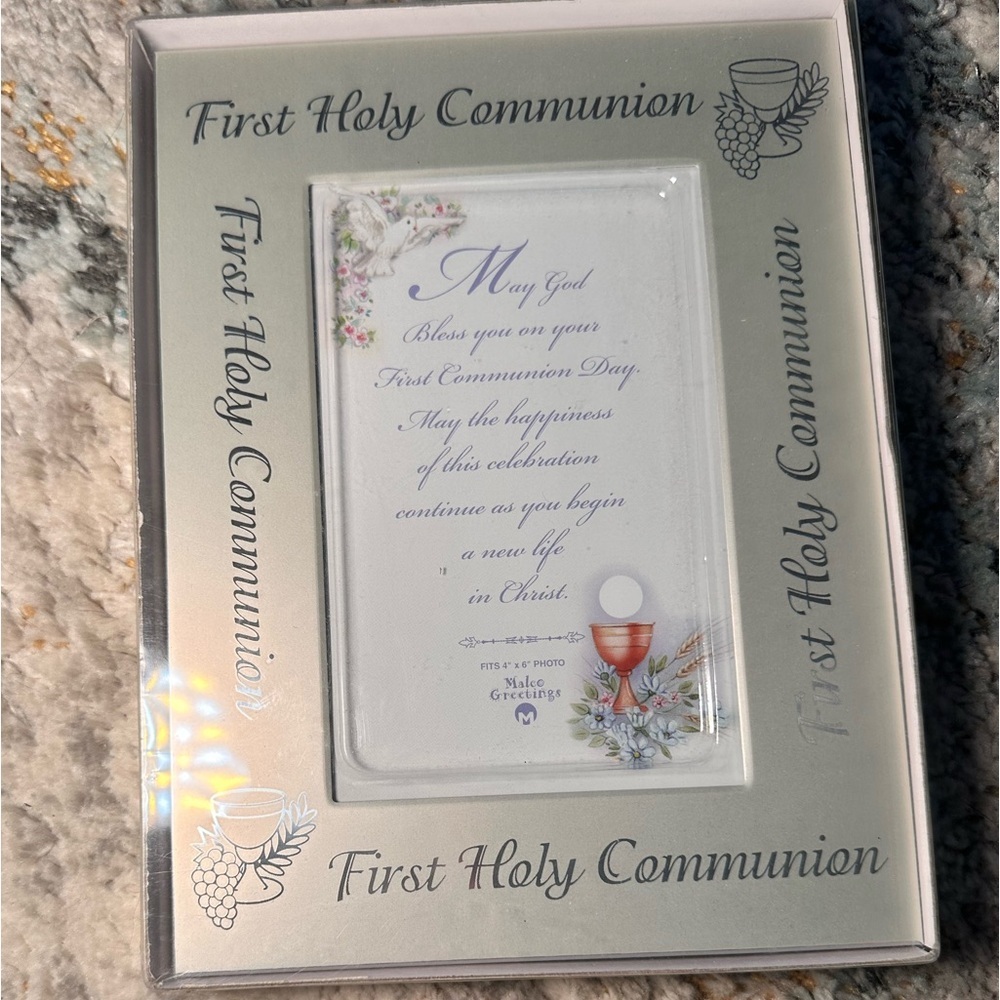 First Holy Communion 4x6 Picture Frame - New in Box